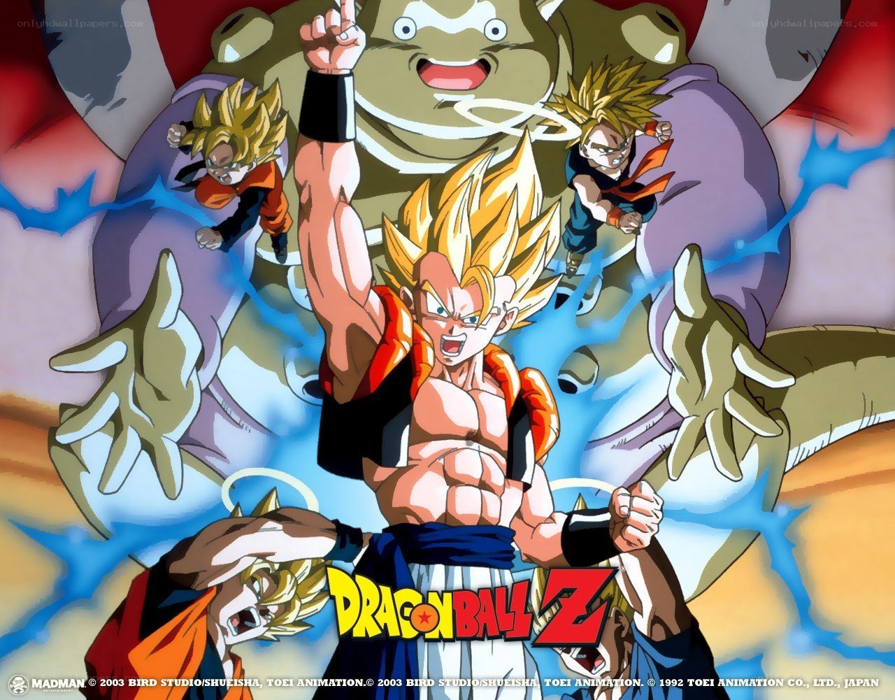 Dragon Ball Z characters in action