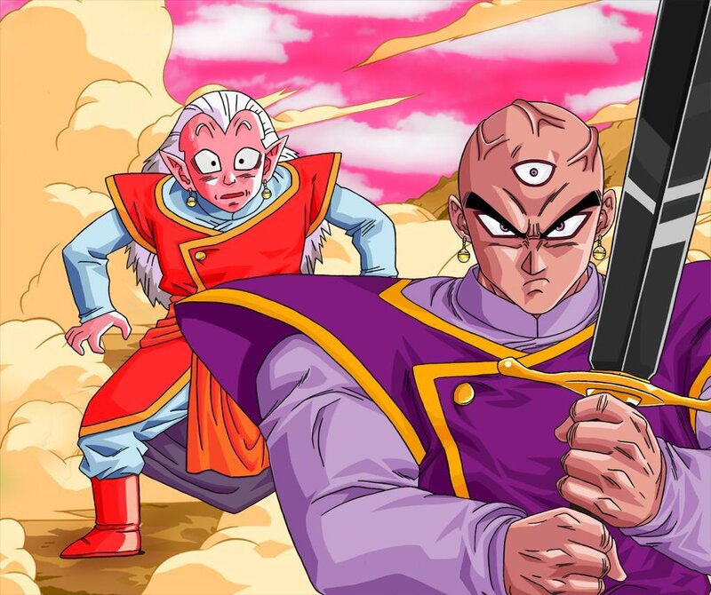 Dragon Ball Z characters in battle