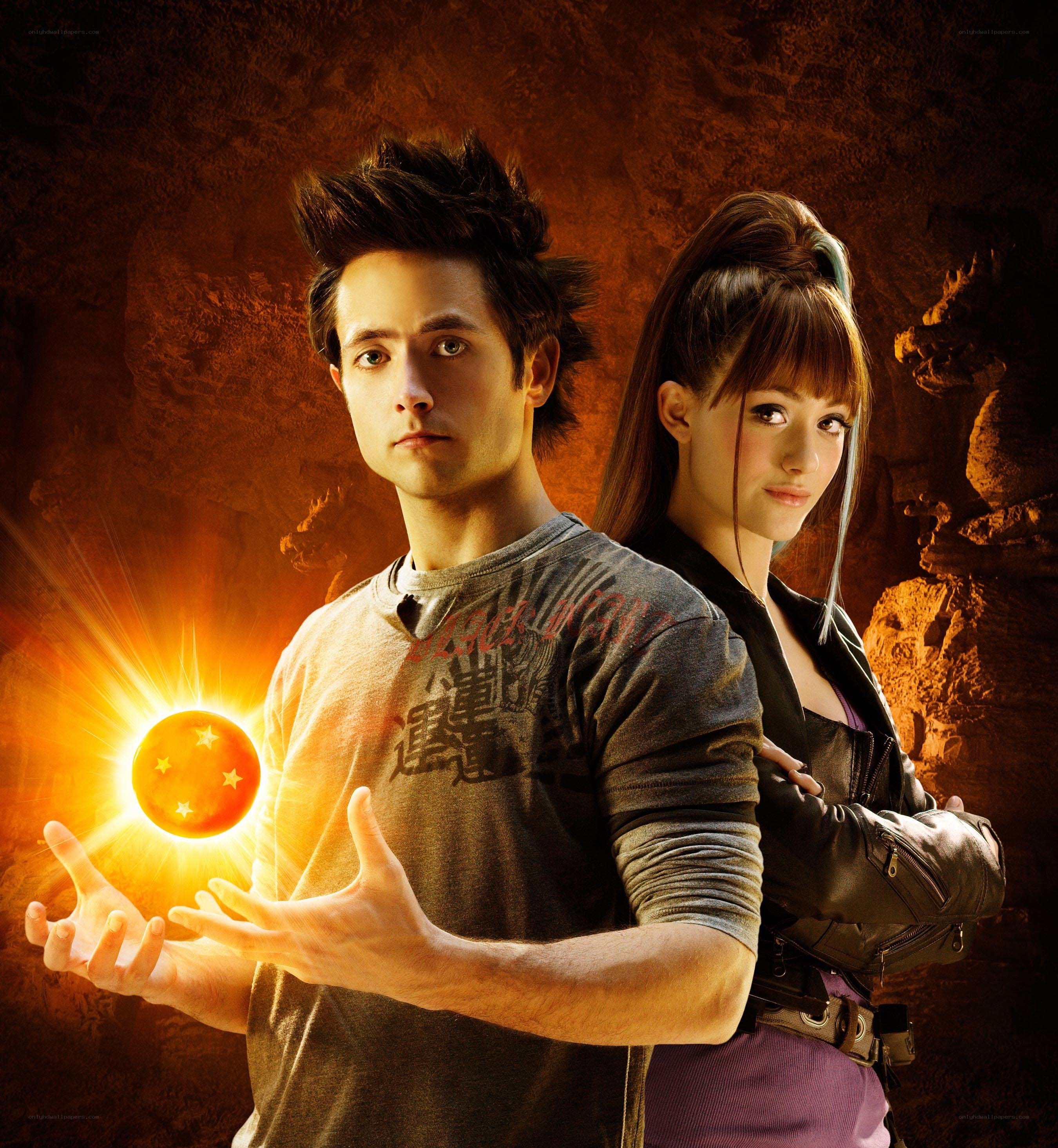 Dragon Ball Z characters in cave