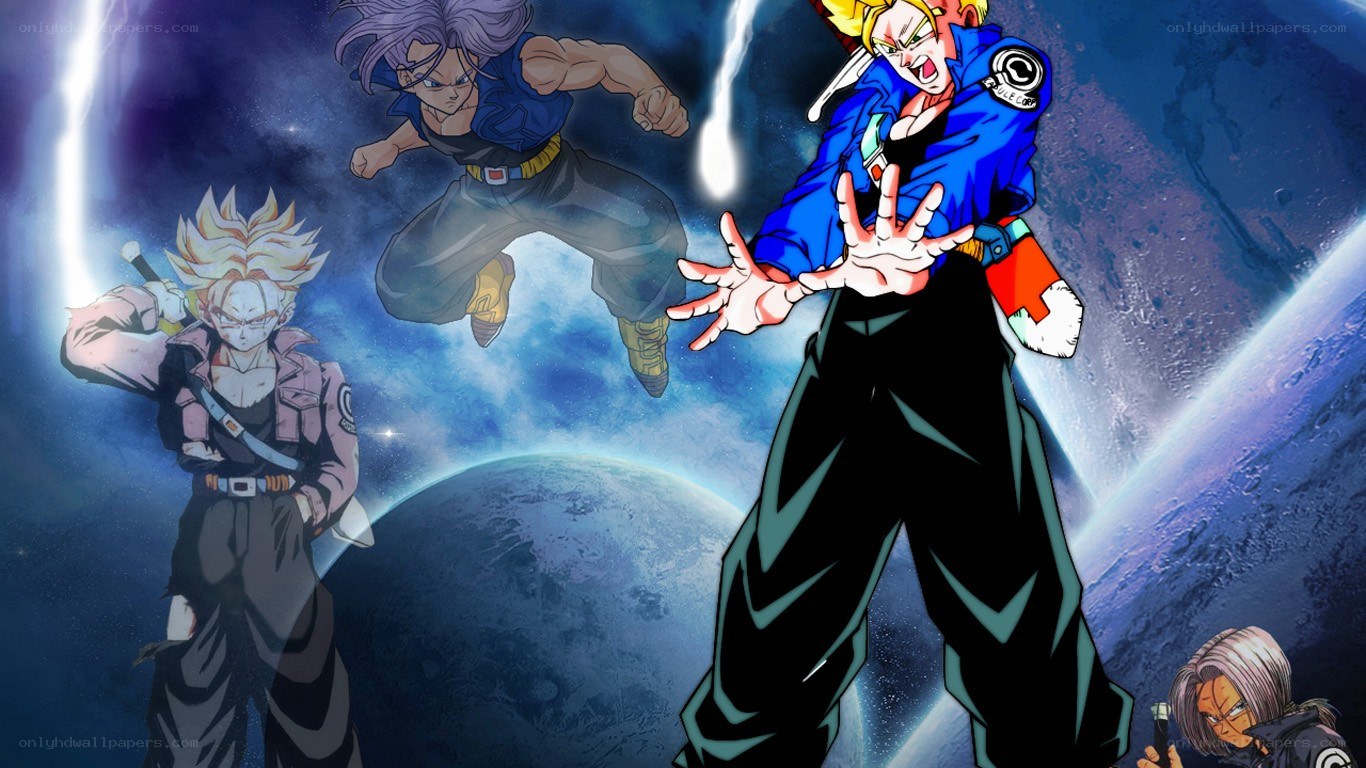 Dragon Ball Z characters in space