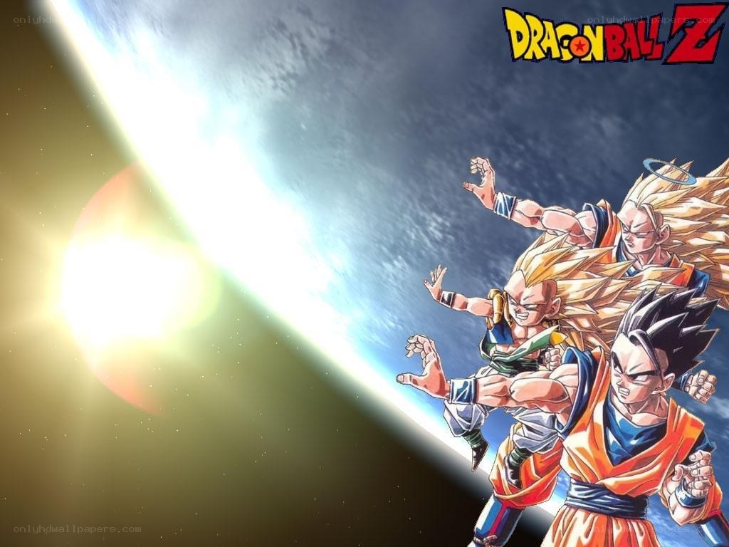 Dragon Ball Z characters in space