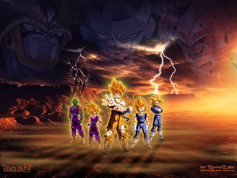 Dragon Ball Z Characters — Orange, Dramatic