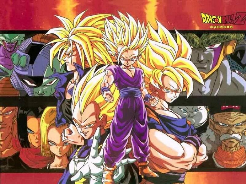 Dragon Ball Z Characters — Yellow, Dramatic, Manga