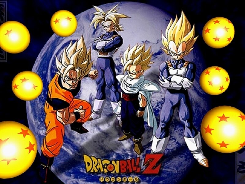 Dragon Ball Z Characters — Yellow, Dramatic