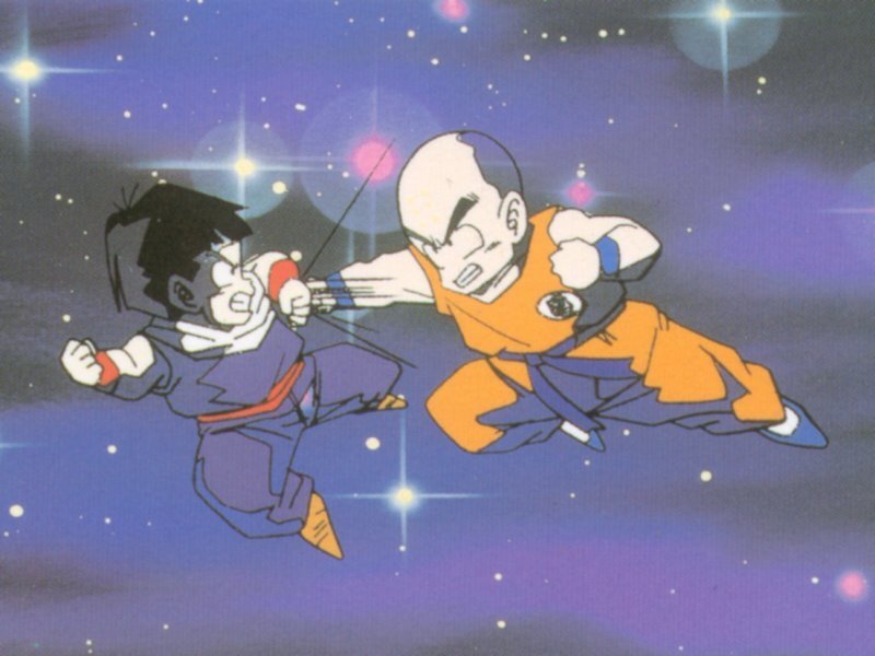 Dragon Ball Z fight in space