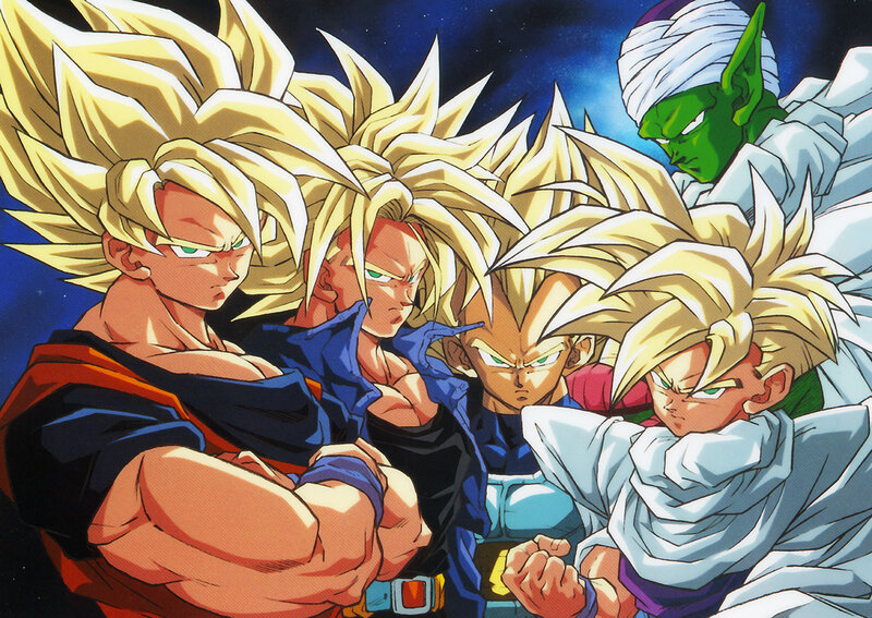 Dragon Ball Z heroes in Super Saiyan form