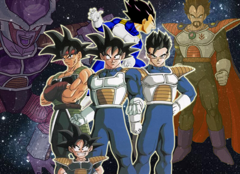 Dragon Ball Z Saiyan characters