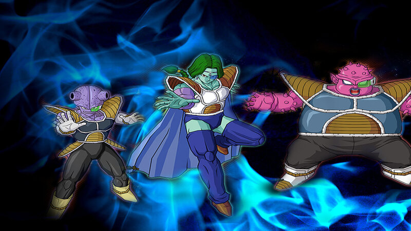 Dragon Ball Z villains in action