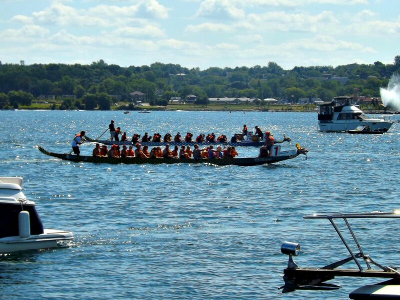 Dragon Boat Race — Blue, Active, Afternoon