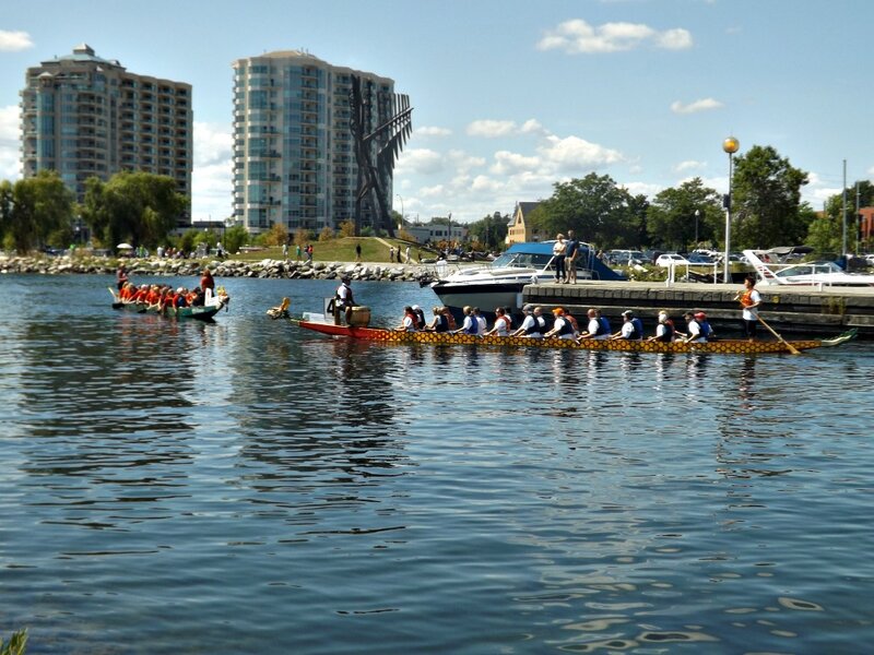 Dragon Boat Race — Blue, Active