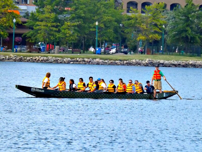 Dragon Boat Team — Blue, Active, Afternoon