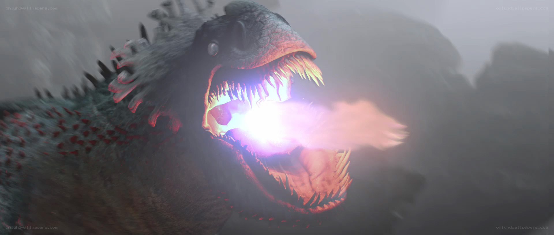 dragon breathing fire