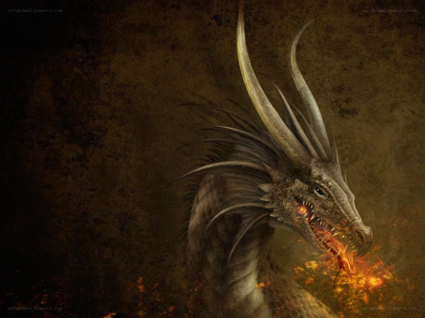 dragon breathing fire
