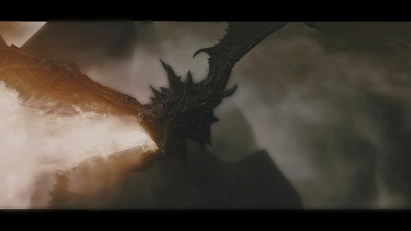 Dragon Breathing Fire — Black, Dramatic, 3d Render, Smoke