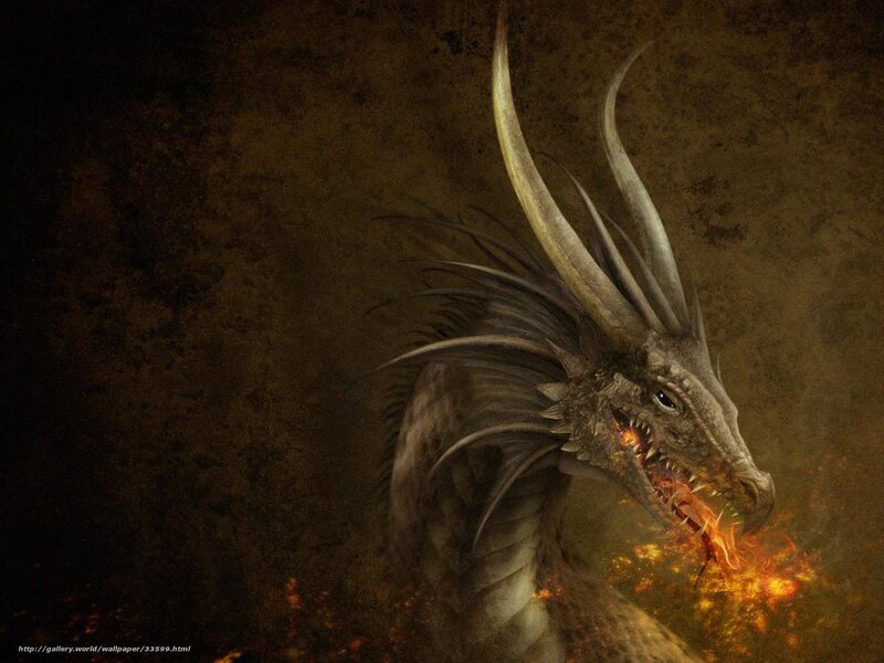 dragon breathing fire