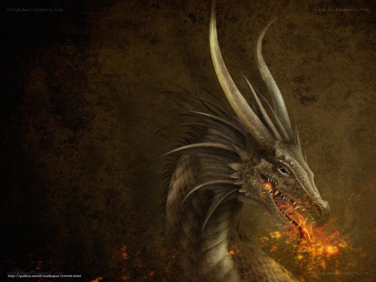 dragon breathing fire