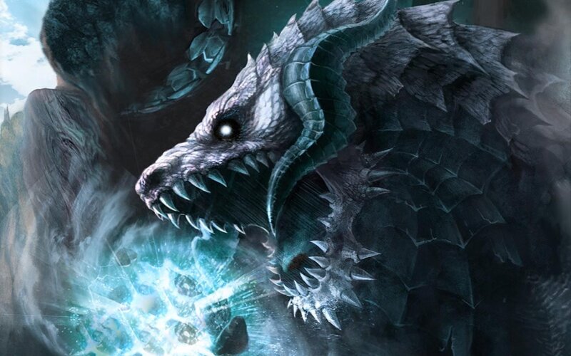 Dragon Breathing Ice — Blue