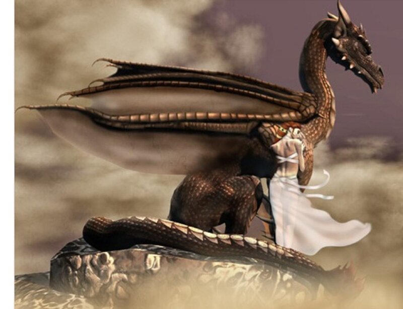 Dragon Carrying Woman