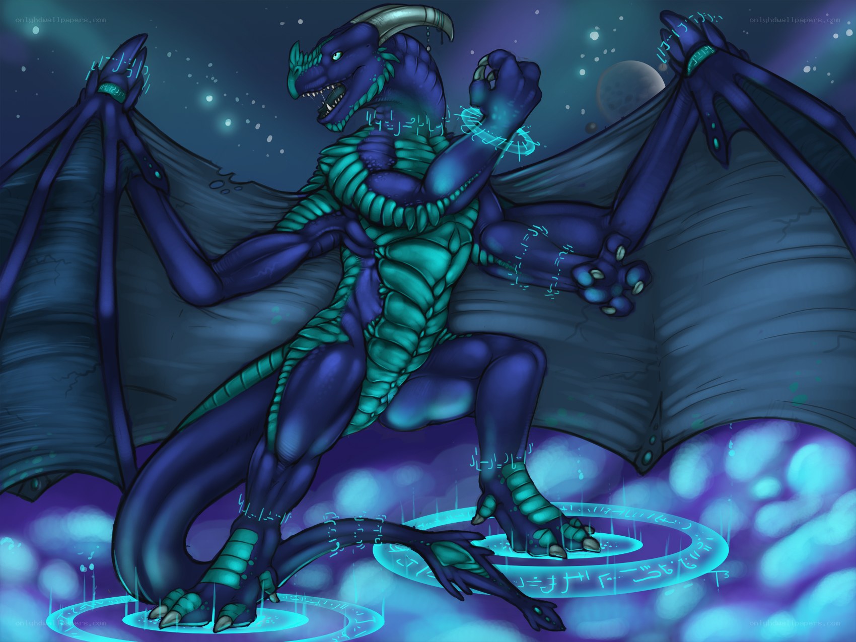 dragon casting spell