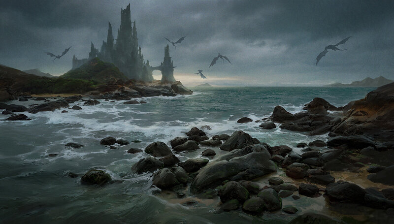 Dragon Castle on Coast