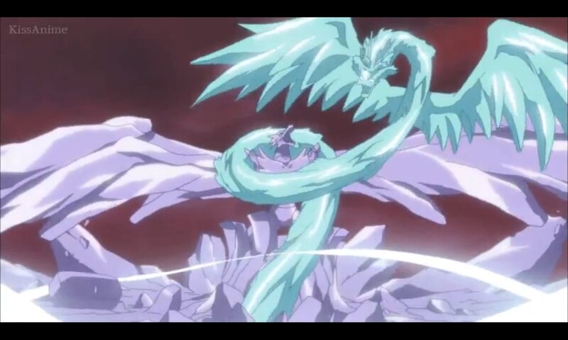Dragon Coiled Around Figure