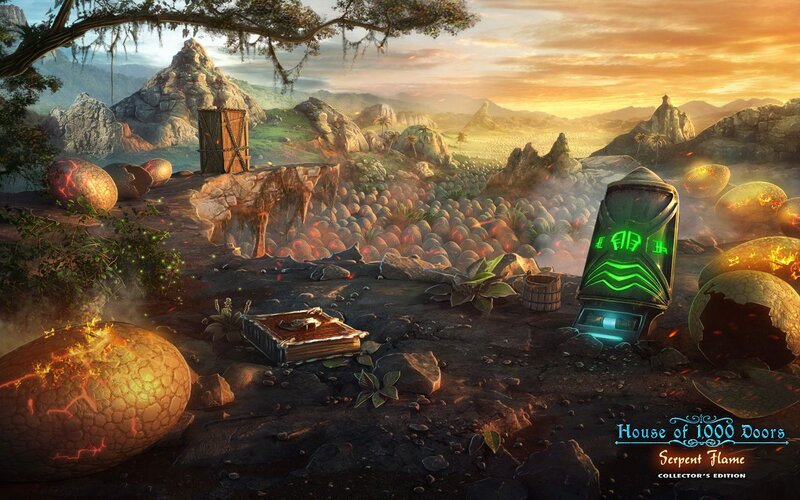 Dragon Eggs in Landscape