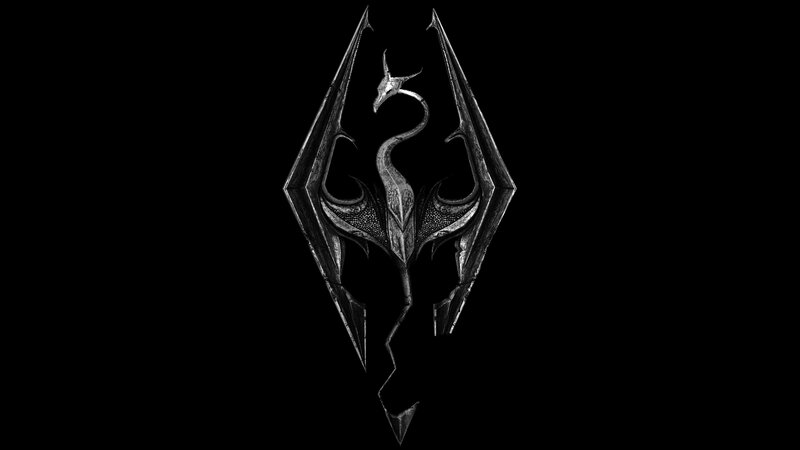 Dragon Emblem on Black