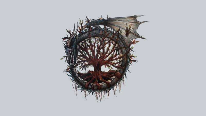 Dragon Encircling Tree