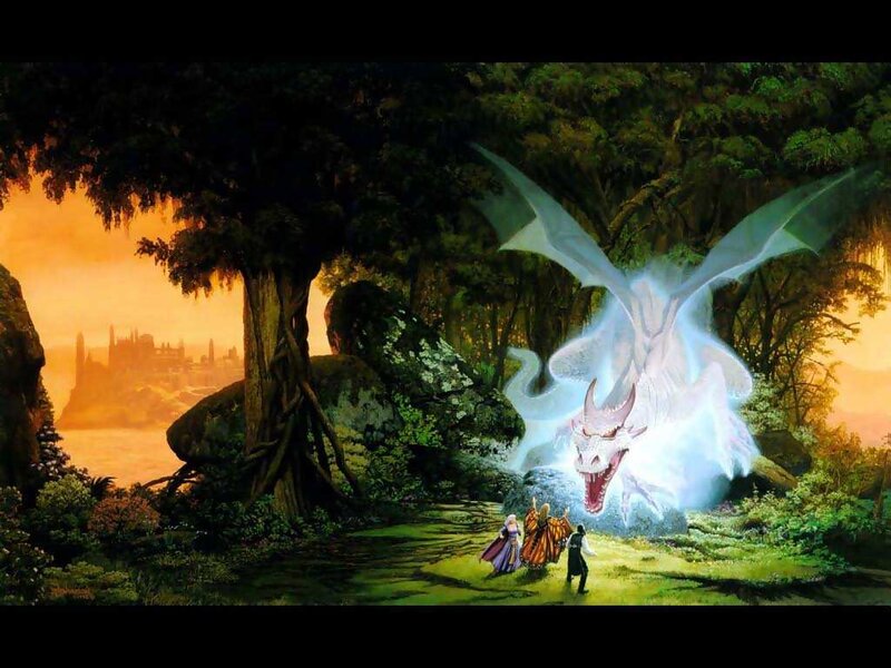 dragon encounter in forest
