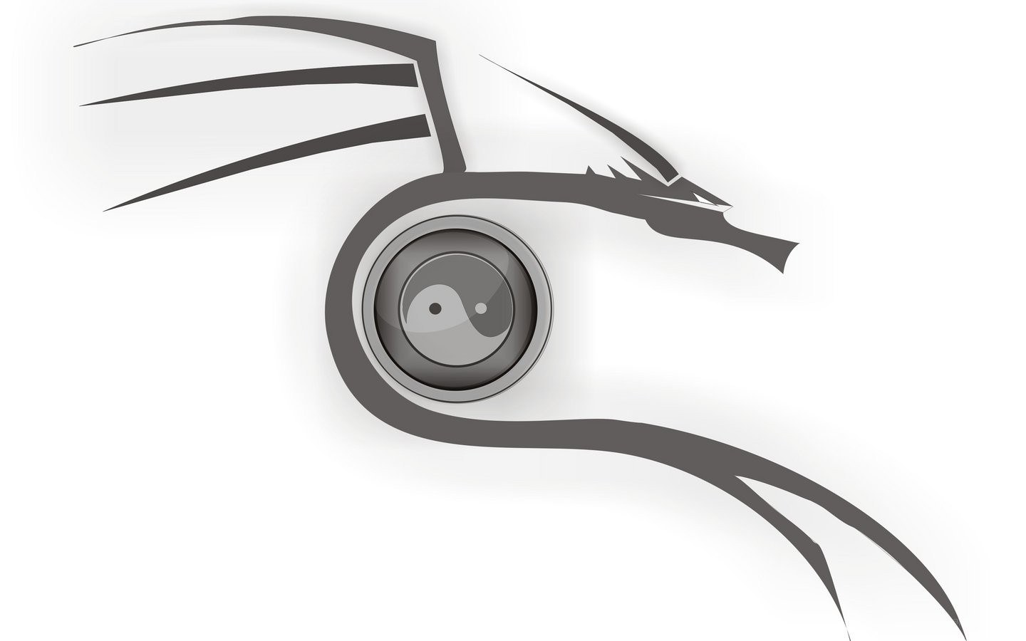 dragon eye yin-yang symbol