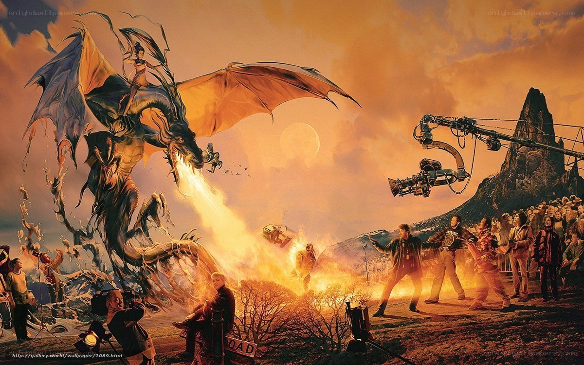 Dragon film set scene