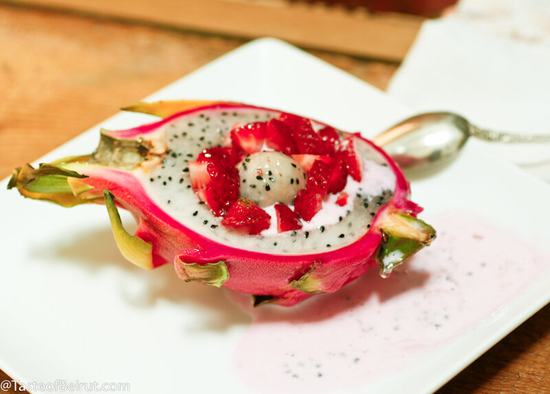Dragon Fruit Dessert — White