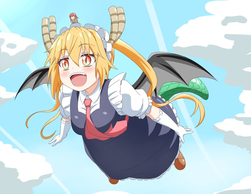 Dragon Girl Flying