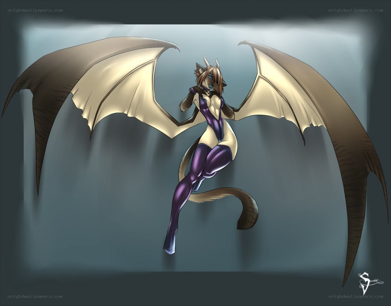 dragon girl with wings