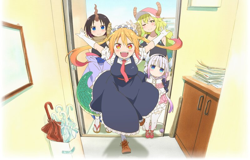 Dragon Girls in Hallway