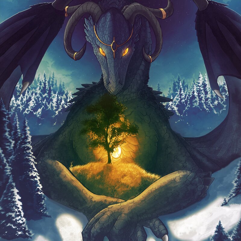 Dragon guardian of the forest