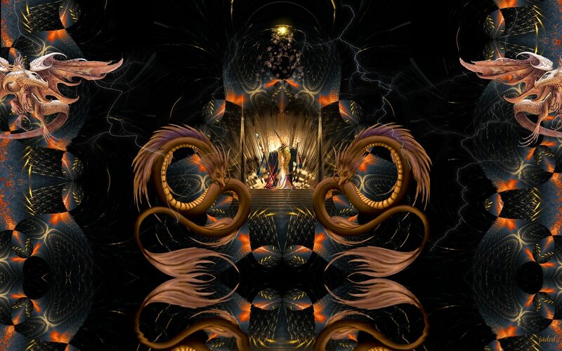 dragon guardians of the throne