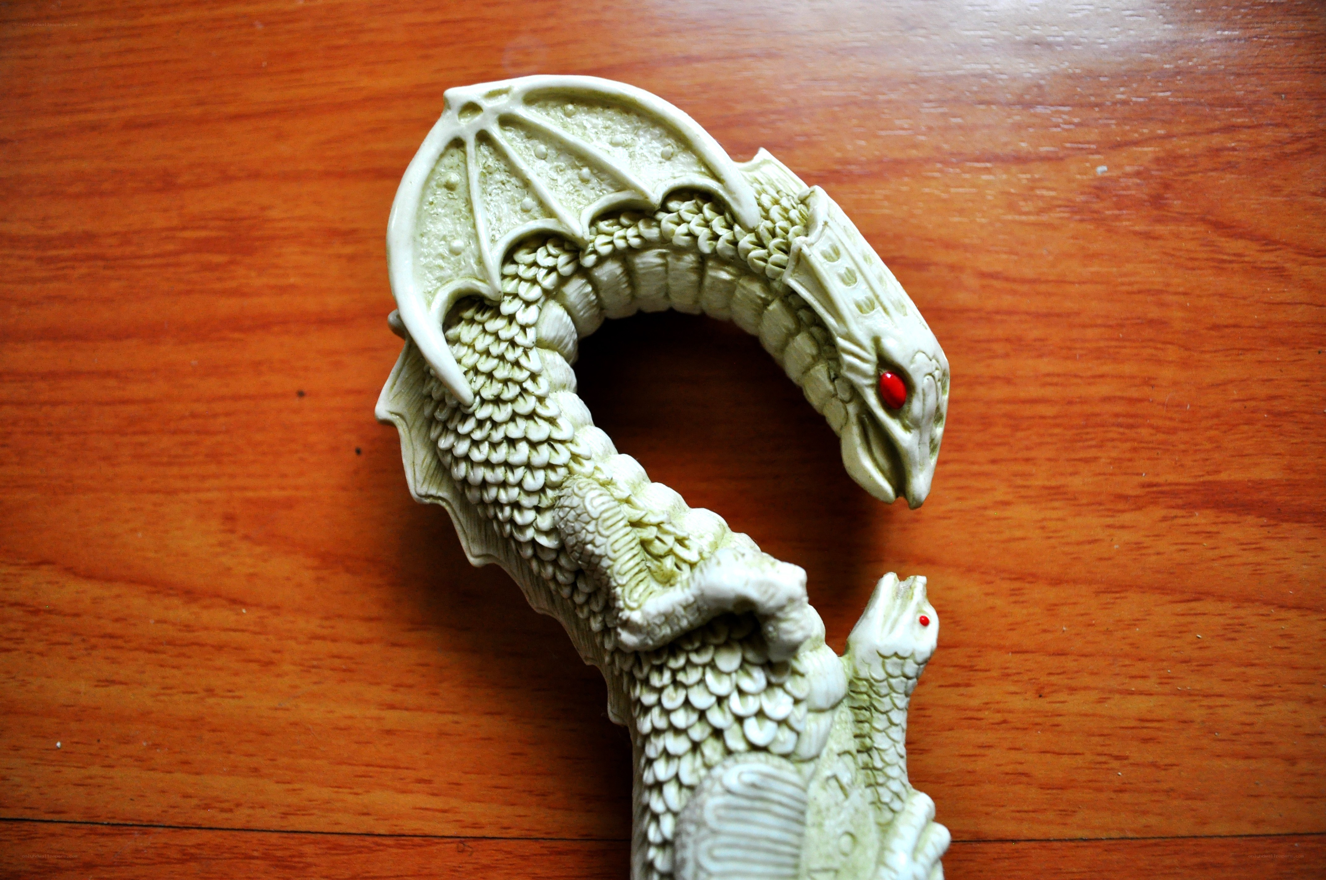 Dragon-handled walking stick