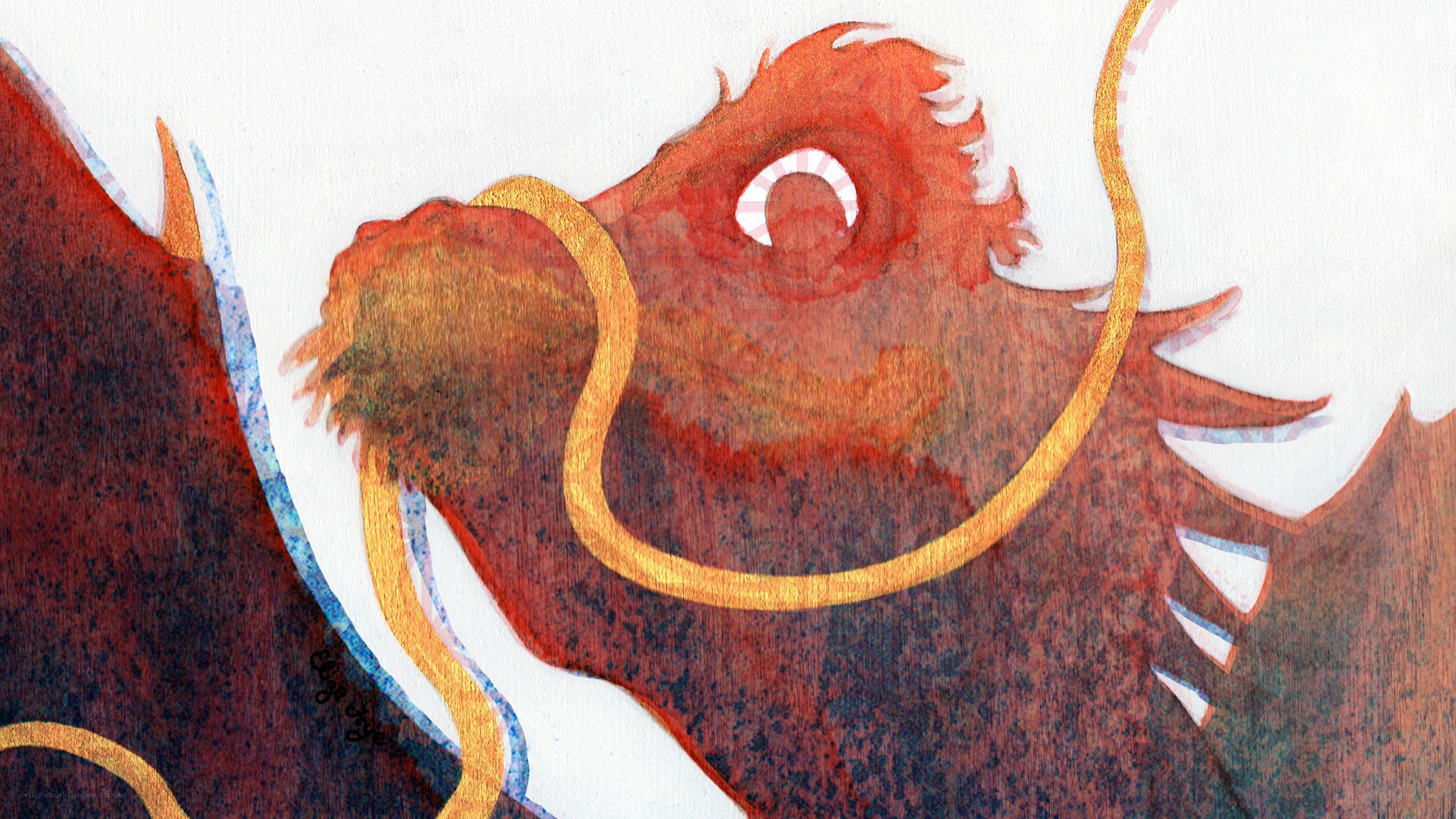dragon head close-up