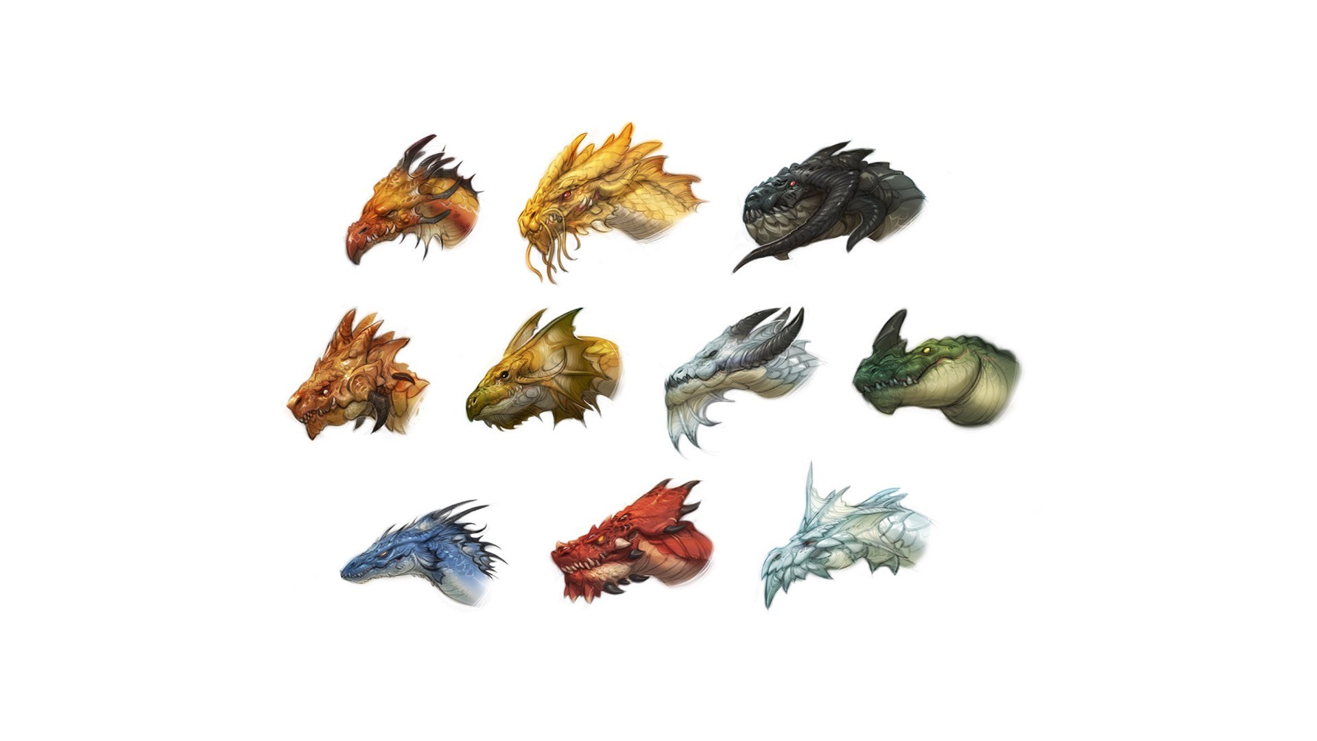 Dragon head concept art collection