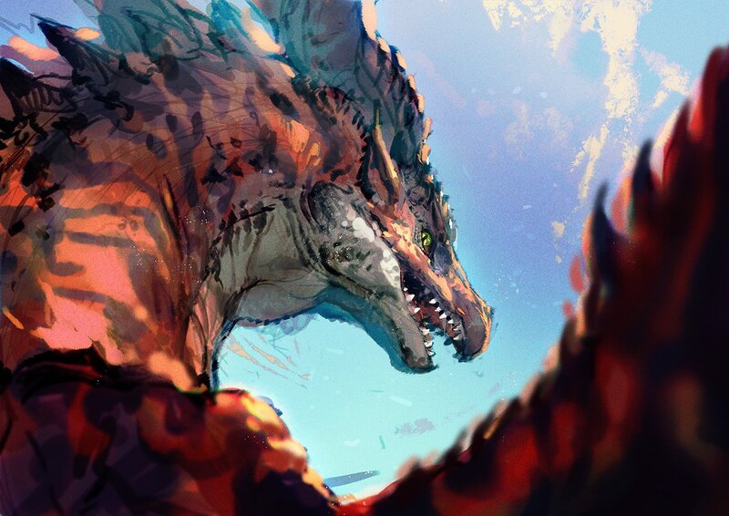 Dragon Head in Sky