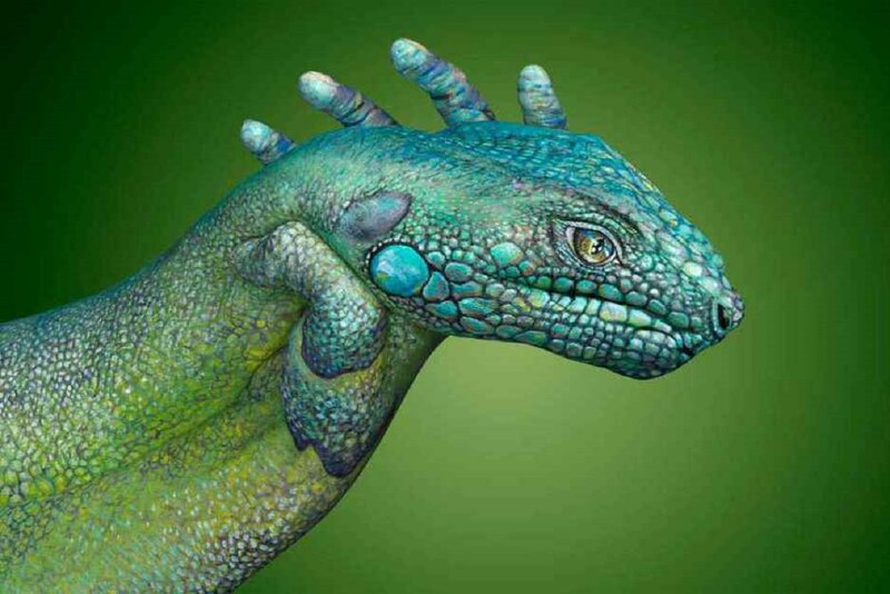 Dragon Head on Hand