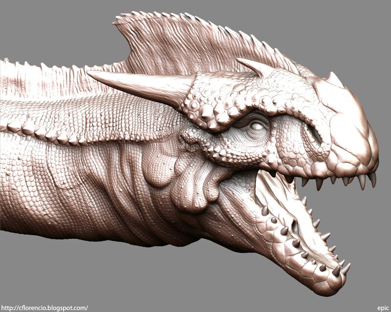 dragon head sculpture