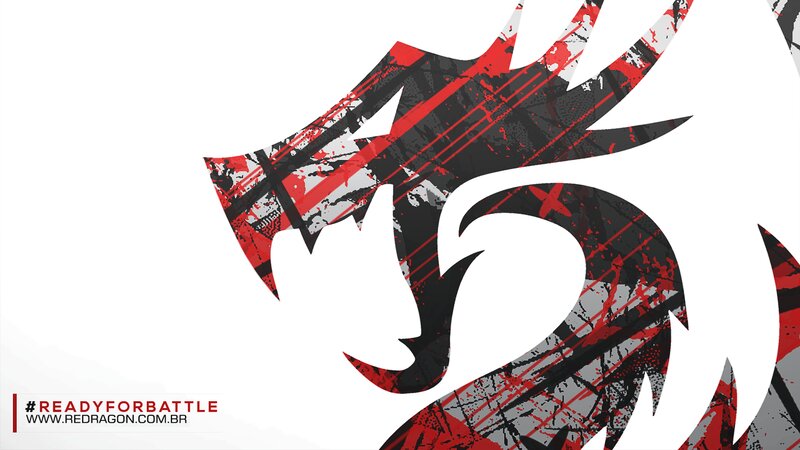 Dragon Head Silhouette — Red, Aggressive