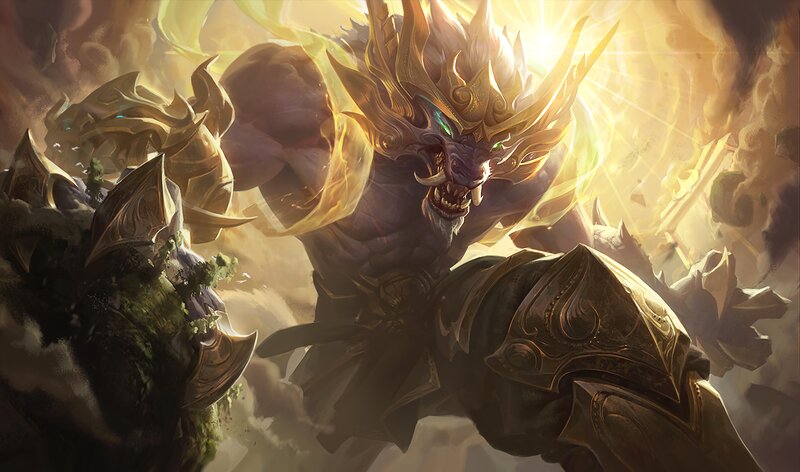Dragon-headed Warrior — Gold