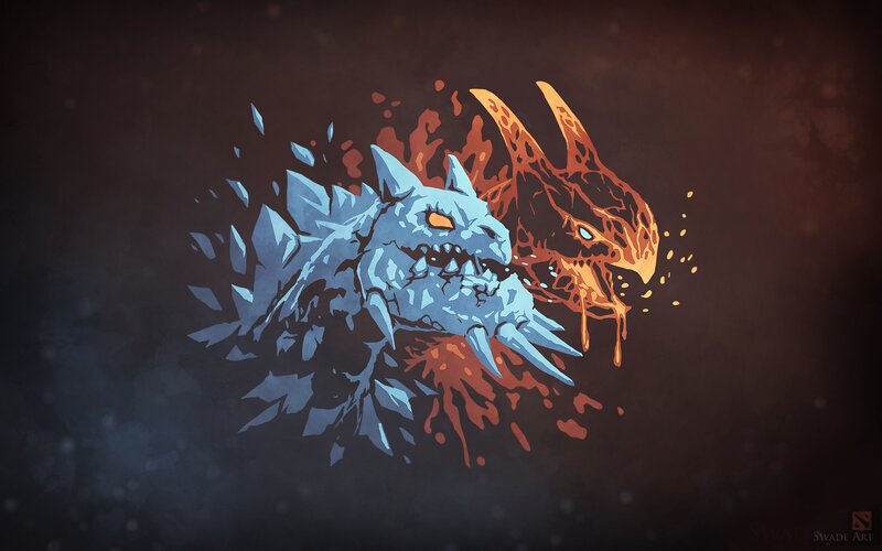 Dragon Heads in Ice and Fire