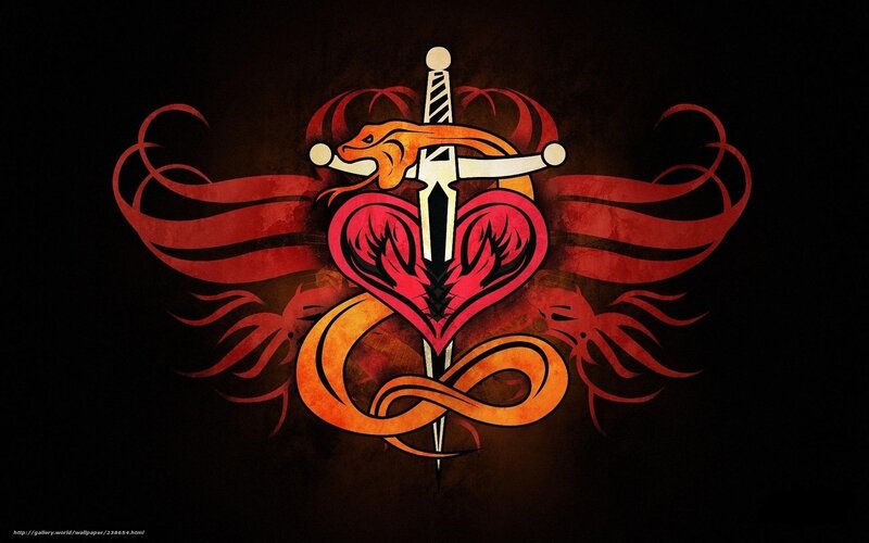 dragon heart sword emblem