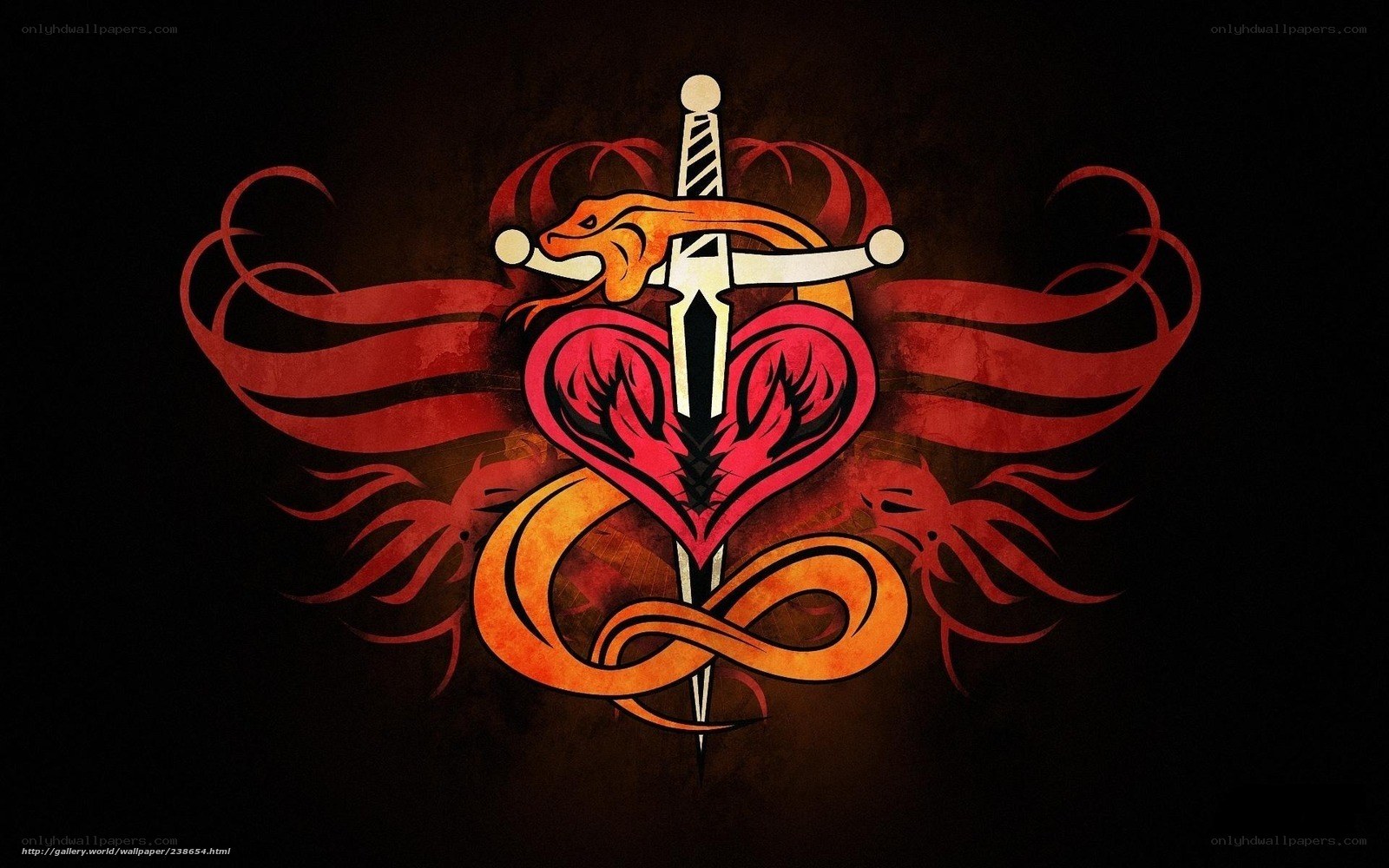 dragon heart sword emblem