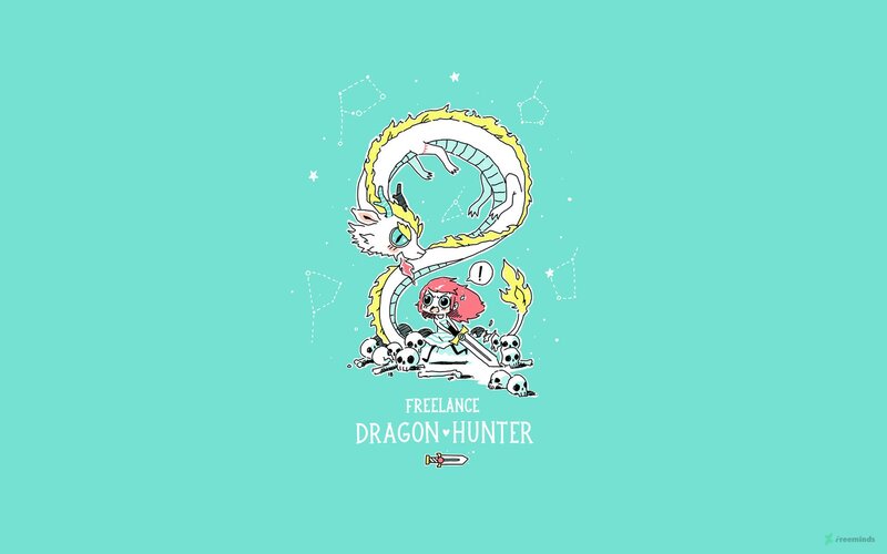 Dragon Hunter Illustration