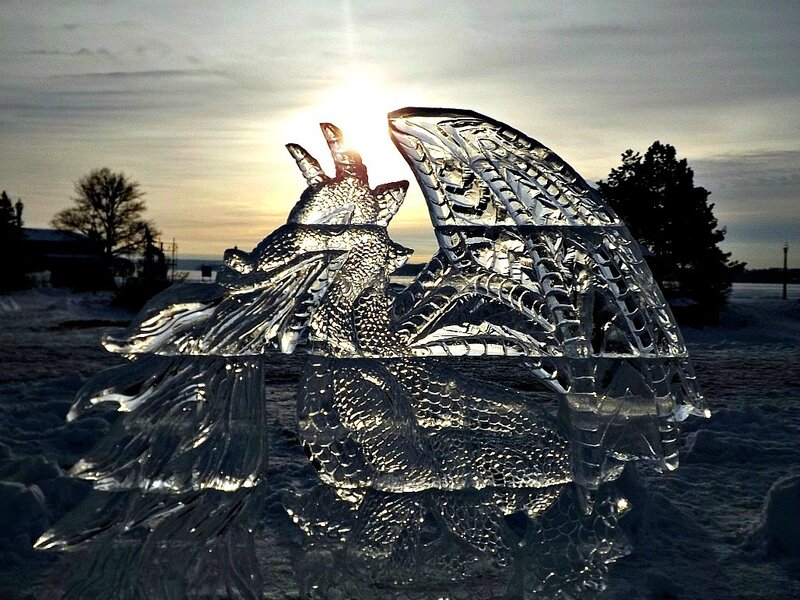 Dragon Ice Sculpture